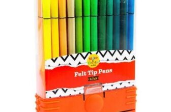 Coloured Felt Tip Pens: Pack of 36