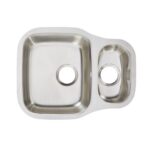 Cooke & Lewis Foucault Inox Stainless Steel 1.5 Bowl Sink 456mm X 590mm