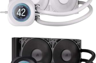 Corsair NAUTILUS 240 RS LCD 240MM AIO Liquid CPU Cooler ( 2.1 LCD / Intel LGA 1851 or 1700 / AMD AM5 or AM4 / White or Black )