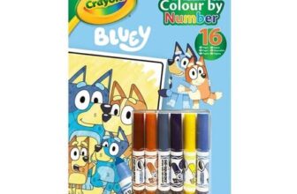 Crayola Colour by Numbers Bluey