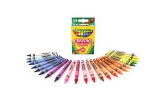 Crayola Crayons, Bright Multi-Colored, 24 Count