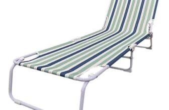 Curacao Blue & green Metal Sun loung – Free C&C