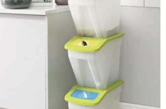 Curver 34 Litre Recycling Bins – Set of 3, Free C&C