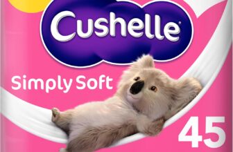 Cushelle Simply Soft Toilet Roll, 45 Standard Rolls