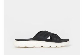 Cushion Walk Black Crossover Mules