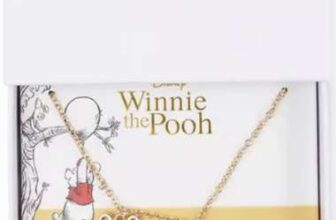 Custard London Gold Coloured Disney Winnie The Pooh Pendant Necklace – Free C&C