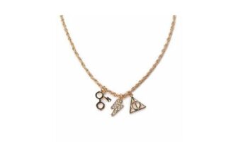 Custard London Gold Tone Harry Potter Charm Necklace