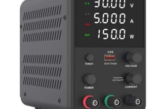 DC power supply (0-30V,0-5A) adjustable, switching power supplies Sold by NANKADF Self-supporting store / FBA Prime Deal