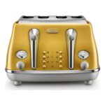 DELONGHI Icona Capitals CTOC4003.Y 4-Slice Toaster