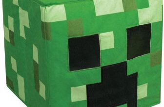 DISGUISE 116909-15L CREEPER HEADPIECE/BLOCK HEAD Minecraft Dress Up & Accessories, Green, One Size
