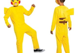 DISGUISE Pokémon Pikachu Fancy Dress for Kids, Officially Licensed Product – 4-6 Years