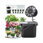 DIY Solar Irrigation Kit with Flip-Top Bucket, 9 Modes