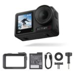 DJI Osmo Action 4 Essential Combo – 4K/120fps Waterproof Action Camera with a 1/1.3-Inch Sensor with Prime