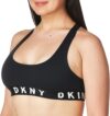 DKNY Womens Cozy Boyfriend Racerback Bralette Bra