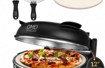 DMD Collective 12-Inch Electric Pizza Oven with Stone Base & Stainless Steel Paddles – Sold By The Ace Supply Company
