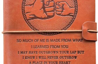 Dad Gifts from Daughter, Fathers Gifts for Dad from Daughter, Dad Christmas Gifts Birthday Gifts for Daddy, Dad Leather Journal