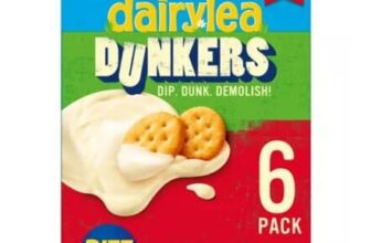 Dairylea Dunkers Ritz Cheese Snack 6 Pack Multipack (6 X 43g) 258 G