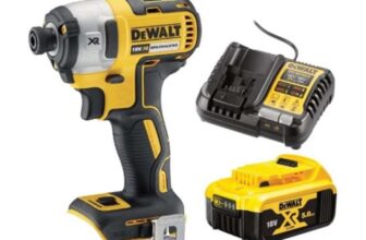 DeWalt DCF887N 18V Brushless Impact Driver (Body) KIt Set & DCB184 5.0Ah Battery (UK Mainland) – Sold by Powertoolmate