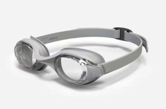 Decathlon One Size Swimming Goggles with Clear Lenses, Ready Grey – Free C&C