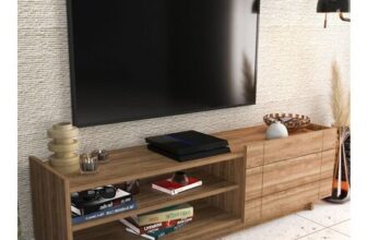 Decorotika Valantina Walnut Single Door TV Unit