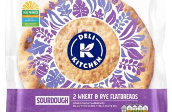 Deli Kitchen Sourdough 2 Wheat & Rye Flatbreads – Clubcard Price