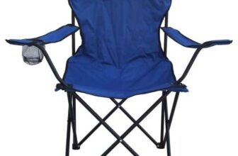 Deluxe Lightweight Camping Chair – Blue ( 2 for £20 Offer ) Free C&C