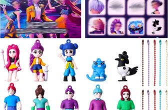 Demon Surprise Blind Box Toy, 12 Days Mystery Surprise Box Toy, Collectible Figures Set With Beaded Chains,Cute Keychain Accessories for Party Supplies(Random Figures)