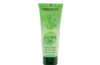 DermaV10 Vegan Friendly Aloe Vera Gel, 75ml