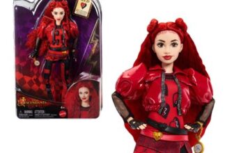 Descendants Red Fashion Doll with Queen of Hearts PocketWatch HWT93