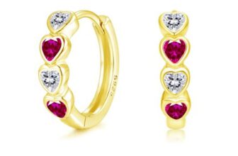 Deyanse Small Gold Hoop Earrings for Women