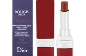 Dior Rouge Red Lipstick Ultra Rouge 436 Ultra Trouble