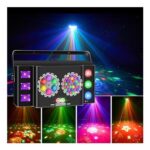 Disco Ball Lights UV LED Strobe Sound-Activated DMX-512