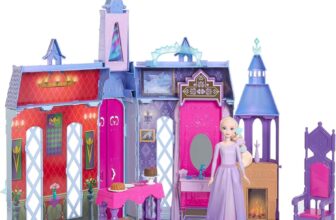 Disney Frozen Arendelle Doll-House Castle (2 ft) with Elsa Fashion Doll, 4 Play Areas, and 15 Furniture and Accessory Pieces from Disneys Frozen 2, HLW61