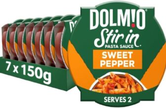 Dolmio Stir In Sweet Pepper Pasta Sauce, Bulk Multipack 7 x 150 g pots