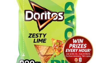 Doritos Dip or Load Zesty Lime Sharing Crisps 230g – Clubcard Price