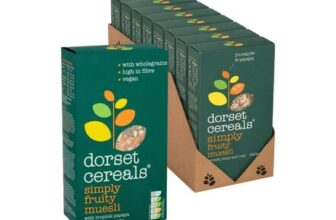 Dorset Simply Fruity Breakfast Cereal 8 X 620g
