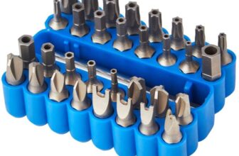 Draper 33 Piece Security Bit Set 1/4 Metric Screwdriver Kit 25mm Precision Hand Tools Accessories Heavy-Duty Storage Case