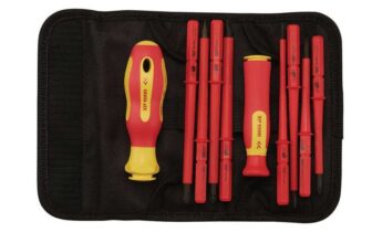 Draper XP1000 10 Piece Precision Screwdriver Set VDE Dual Insulated Interchangeable Blade