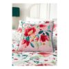 Dreams & Drapes Abstract Poppy Breathable Red Filled Cushion