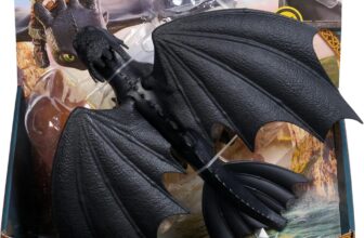 Dreamworks Dragons, How to Train Your Dragon, Battle Dragons, Plasma Sounds Night Fury, 13 Action Figure, Kids Toys for Boys & Girls Ages 4 and up