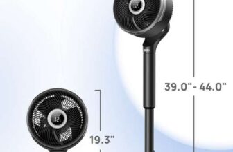 Dreo TurboPoly 765S 2-in-1 Tabletop & Pedestal Fan