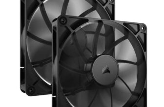 Dual Pack CORSAIR RS140 140mm PWM Fans Black /White