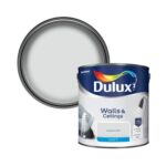 Dulux Matt Emulsion Paint for Walls and Ceilings – Cornflower White 2.5 Litres