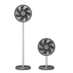 Duux Rize Personal Wireless Fan, 4 Variable Cooling Speeds, Up to 15 Hours Battery, USB-C, Charcoal – Prime Exclusive