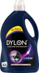 Dylon Black & Dark Detergent (60 Wash Loads), Liquid Laundry Detergent for all Black & Dark Clothes, renewing in every wash with optimal results in 10 washes