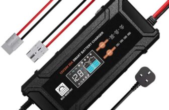 ECO-WORTHY 12V/24V 20A Smart LiFePO4 Battery Charger with UK Plug,Sup. Lit, Bat. Char. Sold by ERHUI FBA Prime Day