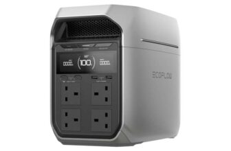 ECOFLOW Delta 3 Plus Portable Power Station Battery ( 1024Wh LiFePO4 / Camping / UPS / 1800W / 3600W SurgeBoost )EcoFlow Germany GmbH