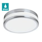 EGLO Palermo Ceiling & Wall Light – Chome & White