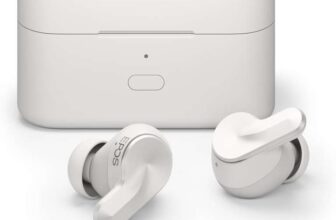 EPOS ADAPT E1 True Wireless Earbuds White – Hybrid ANC, 50H Battery