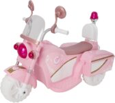 EVO 6V Kids Electric Ride-On Dream Mini Trike Bike Pink Battery Powered Ride On Motorbike 40 Minute Run Time Stable 3-Wheel Design First Electric Ride-On Toy for Toddlers Aged 2